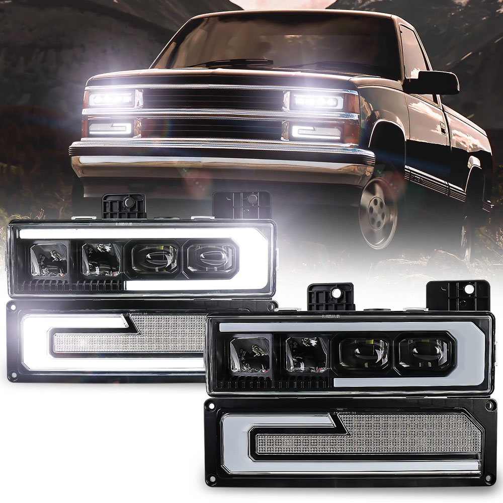  Chevy LED Headlights With Tur