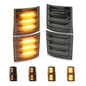 OVOVS Amber LED Corner Side Marker Lights for Chevy C/K1500 1994-1998